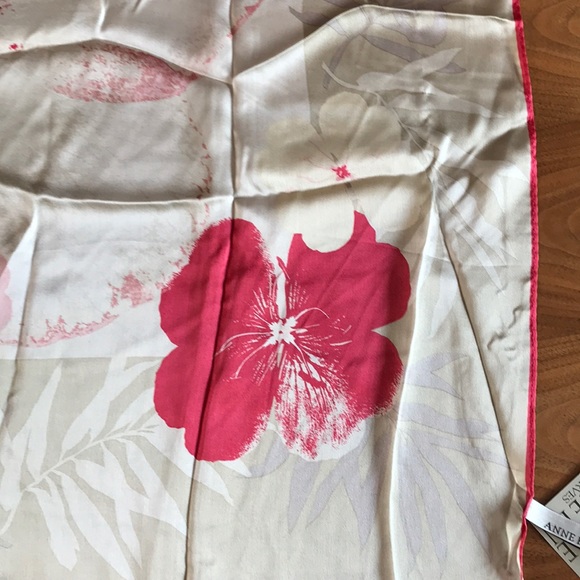 NWT Anne Klein silk scarf - Picture 2 of 4